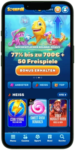 Kasse öffnen – Spielerkonto im mobilen Casino.