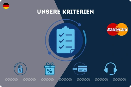 Unsere Kriterien für MasterCard Casinos – Lizenz, Bonusangebote, Zahlungen und Kundendienst im Überblick.